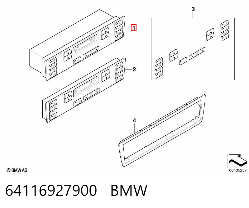 64116927900 BMW