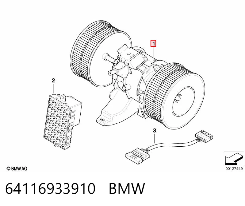 64116933910 BMW