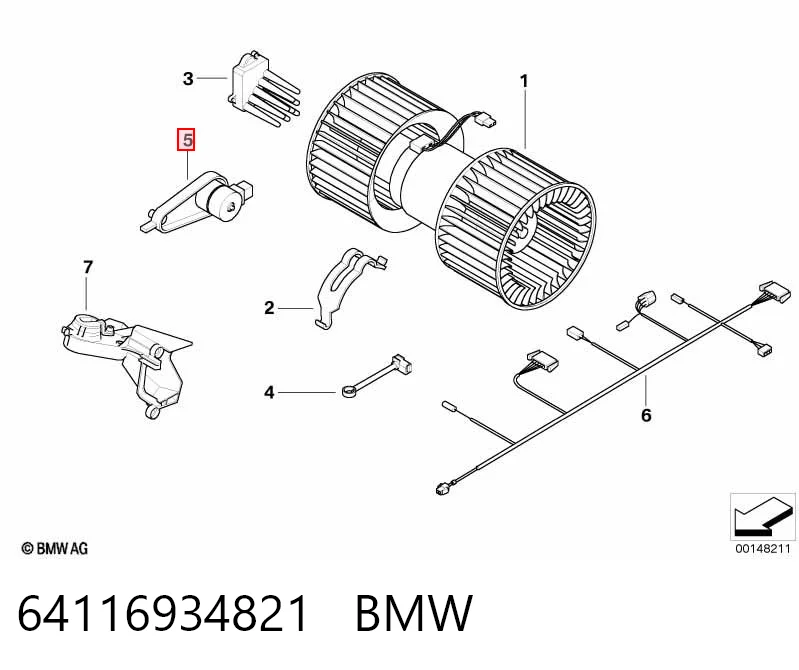 64116934821 BMW