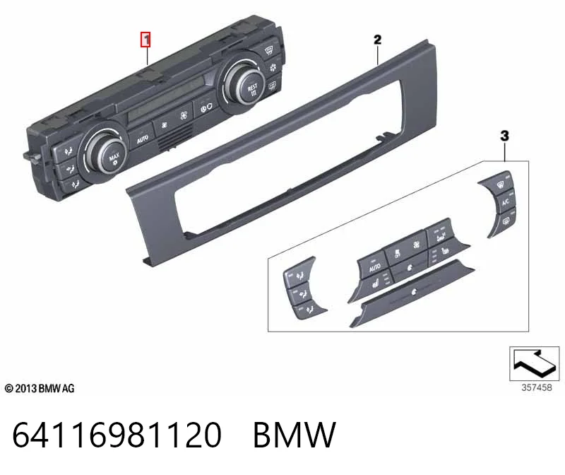  Unidad de control aire acondicionado BMW 3 