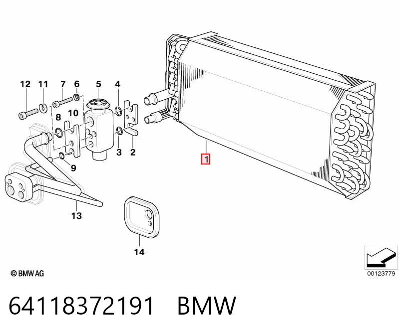 Comprar Evaporador de aire acondicionado BMW 7  E38 a bajo precio
