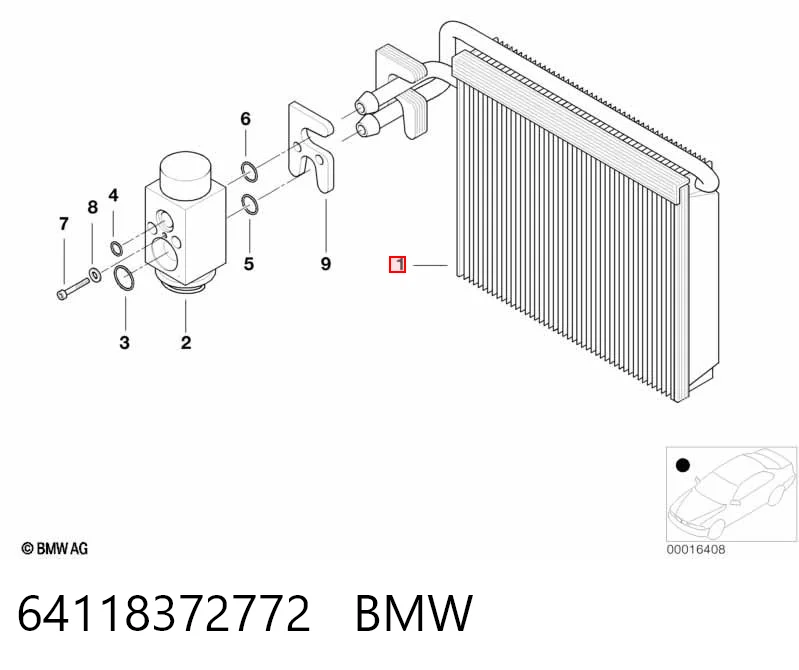 Evaporador de aire acondicionado BMW 3 desde 82,60 €