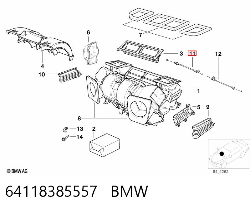 64118385557 BMW