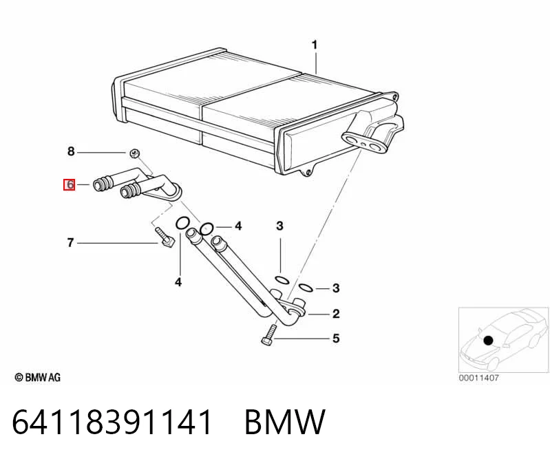 64118391141 BMW