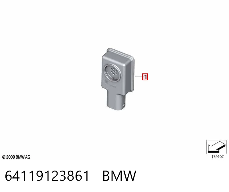 64119123861 BMW Sensor de contaminación del aire