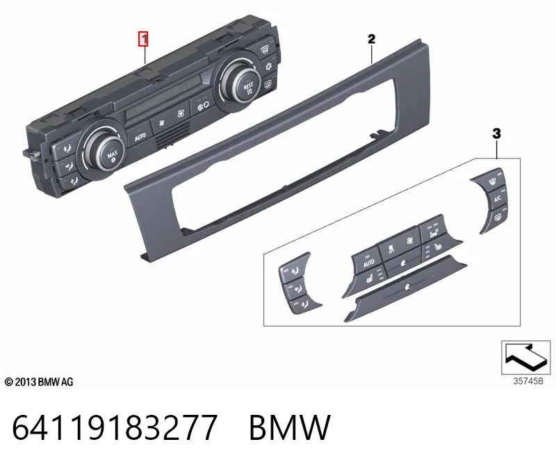 Unidad de control de la ventilación para BMW 1  E81