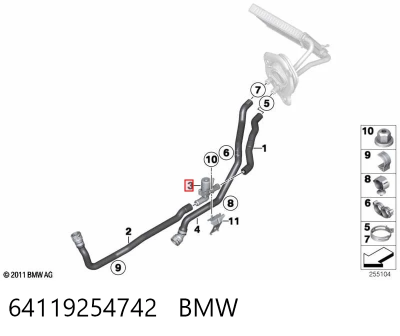 64119254742 BMW