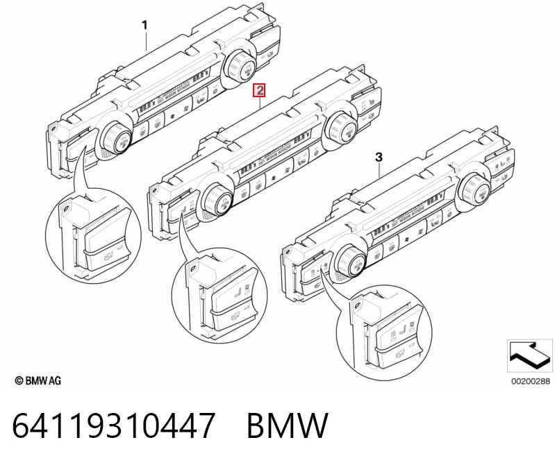 64119310447 BMW