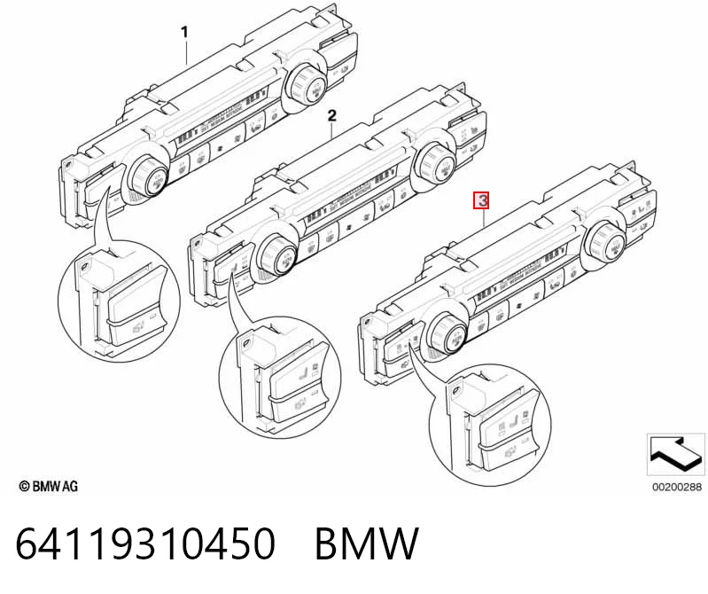 64119310450 BMW