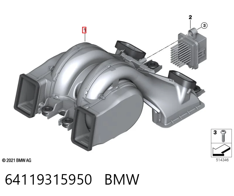 64119315950 BMW