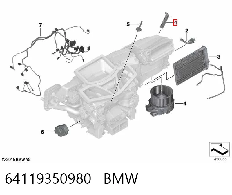 64119350980 BMW