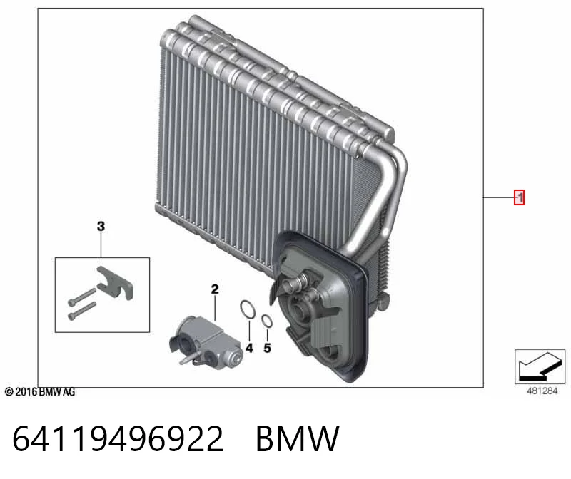 Evaporador de aire acondicionado BMW X5 SUV (G05, F95) (2018 - 2026) precio, desde 162,62 EUR