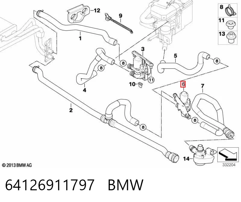 64126911797 BMW