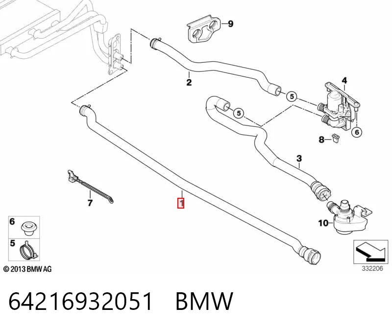 64216932051 BMW