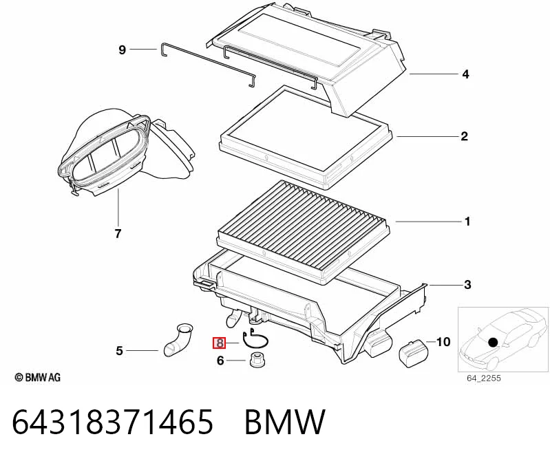 64318371465 BMW