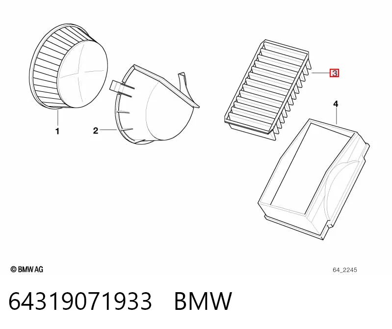 64319071933 BMW