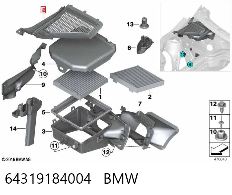 64319184004 BMW