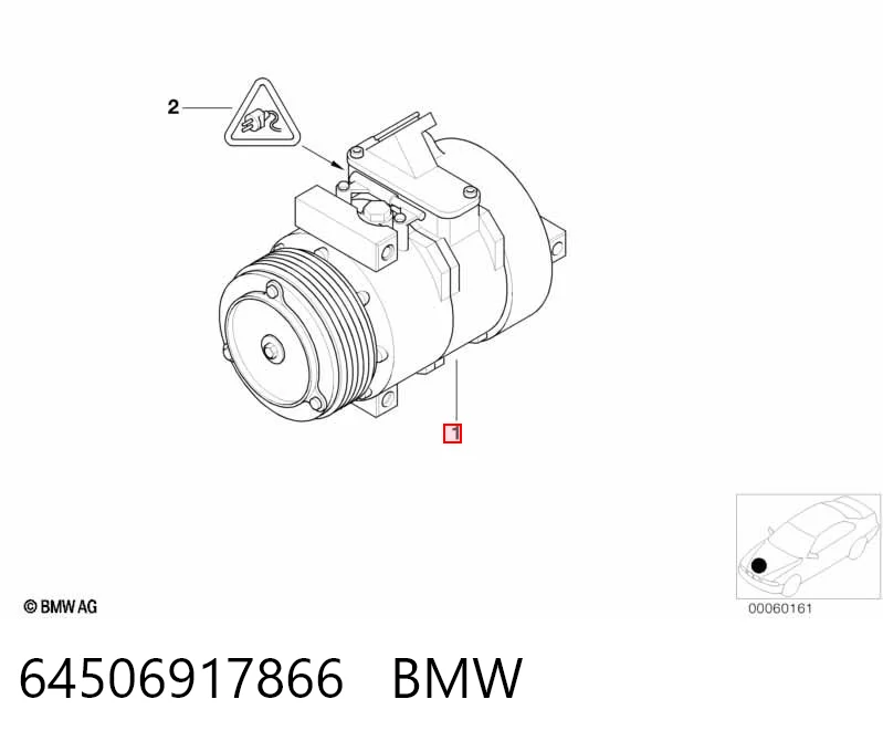 64506917866 BMW Compresor climatizador