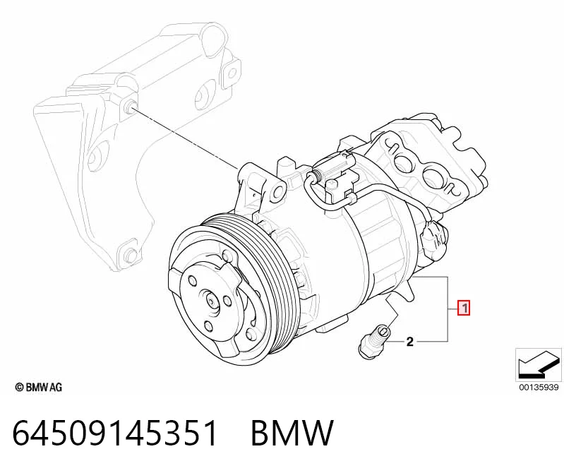 64509145351 BMW Compresor climatizador
