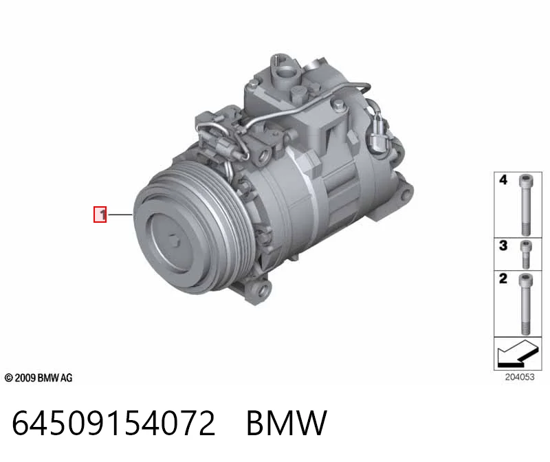 64509154072 BMW Compresor climatizador