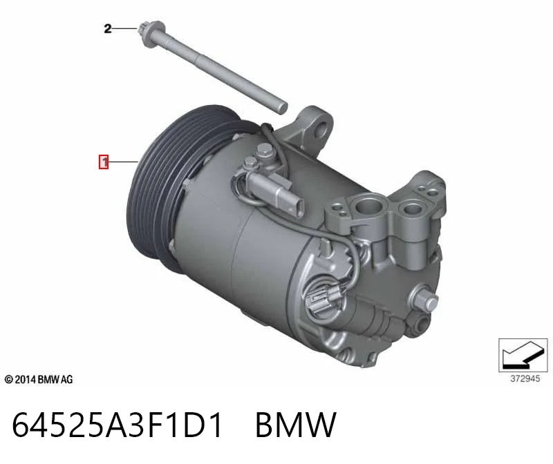 64525A3F1D1 BMW Compresor climatizador