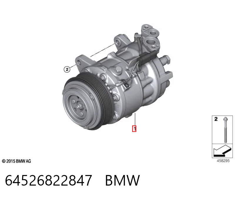 64526822847 BMW Compresor climatizador