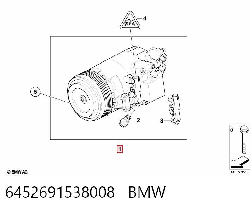 6452691538008 BMW Compresor climatizador