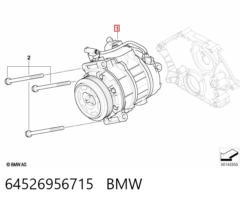 64526956715 BMW Compresor climatizador