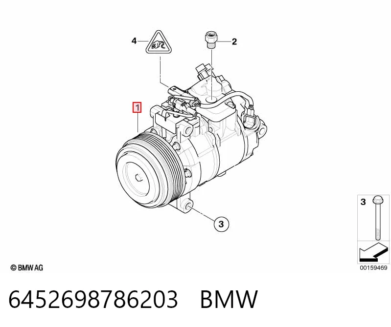 6452698786203 BMW Compresor climatizador