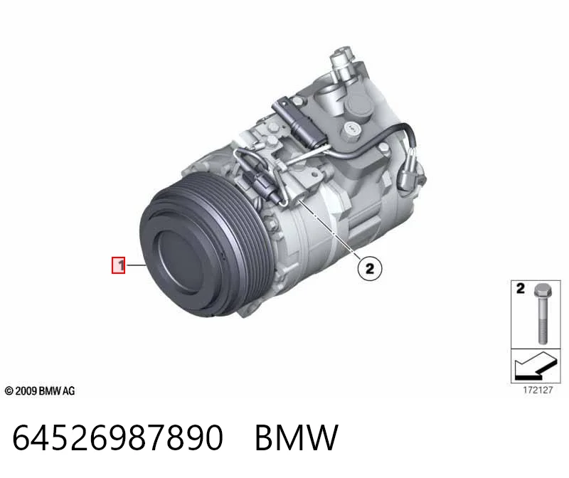 64526987890 BMW Compresor climatizador