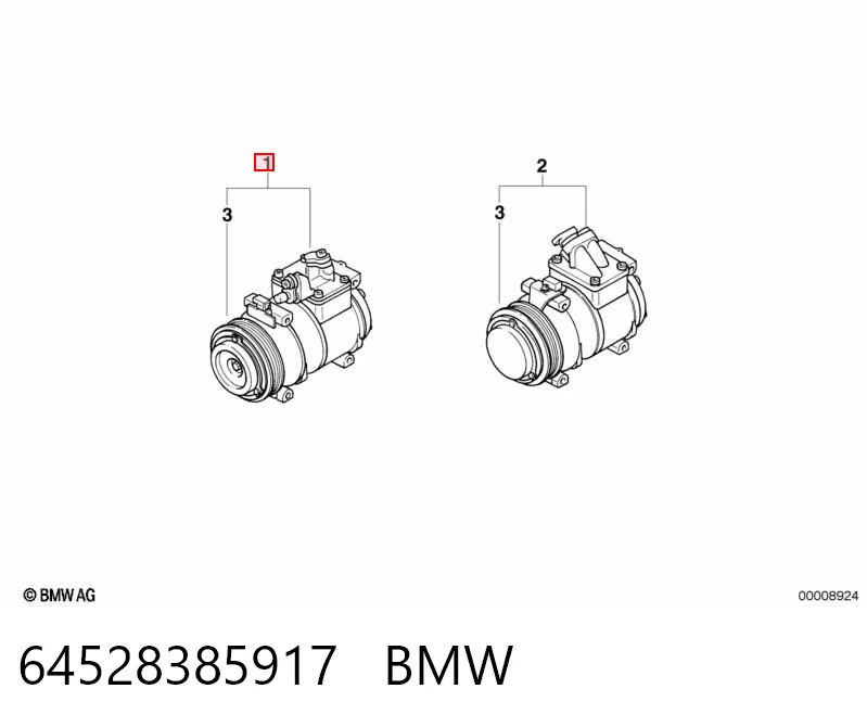 64528385917 BMW Compresor climatizador