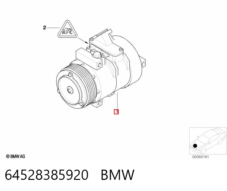 64528385920 BMW Compresor climatizador