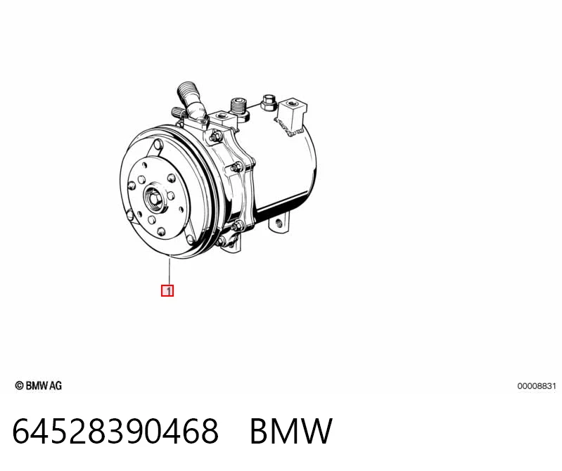64528390468 BMW Compresor climatizador