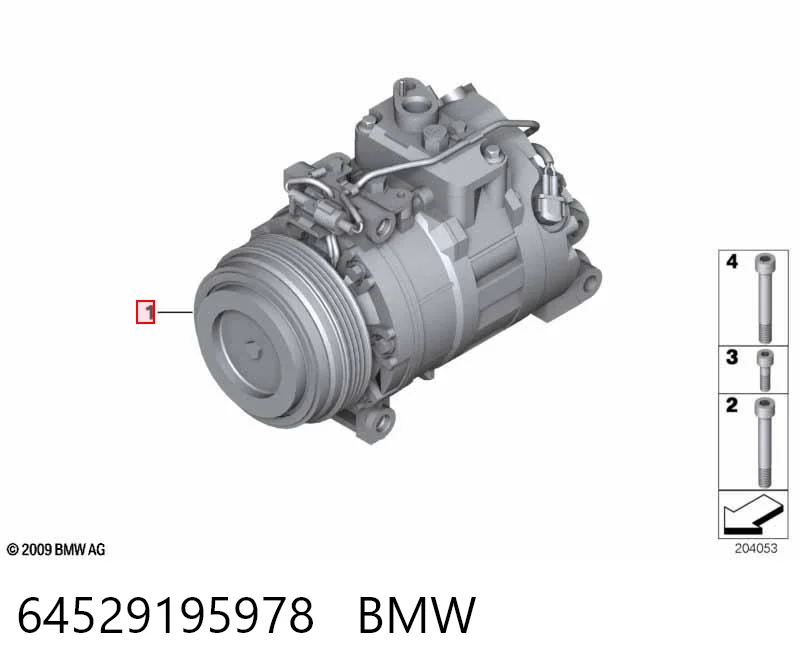 64529195978 BMW Compresor climatizador
