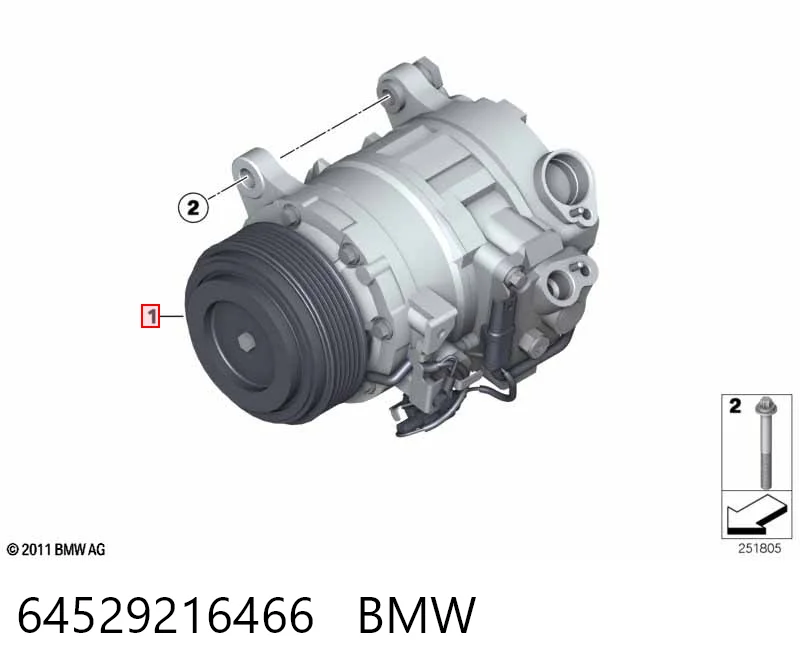 64529216466 BMW Compresor climatizador