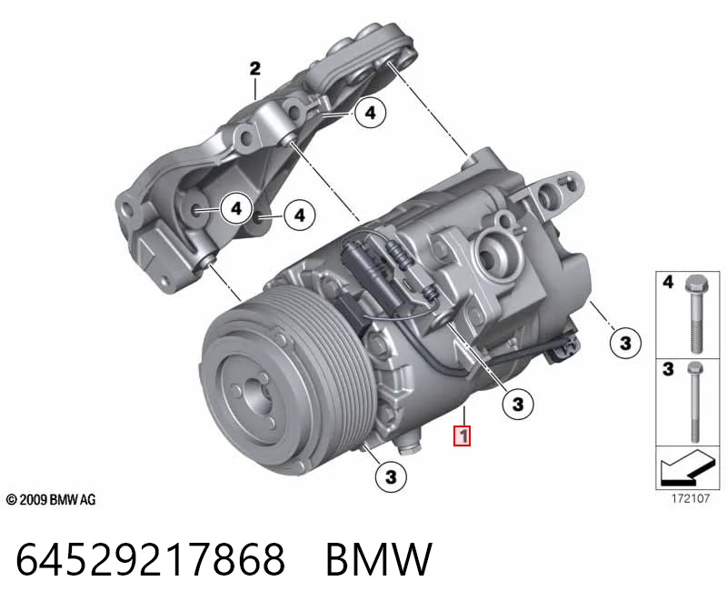 64529217868 BMW Compresor climatizador