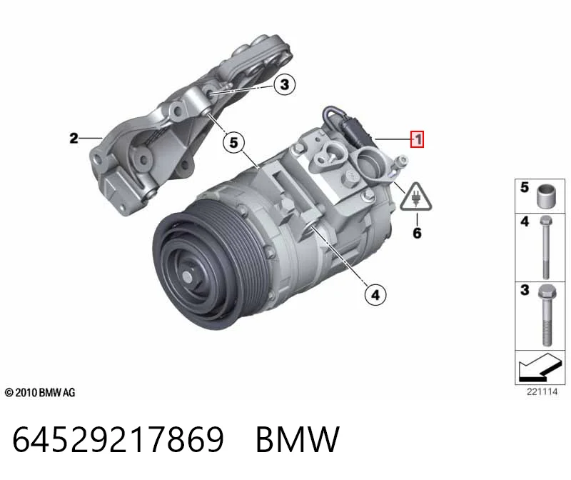 64529217869 BMW Compresor climatizador