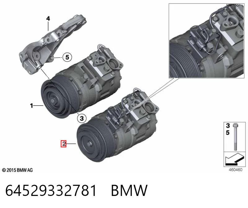64529332781 BMW Compresor climatizador