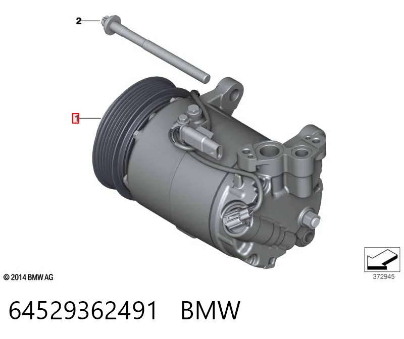64529362491 BMW Compresor climatizador