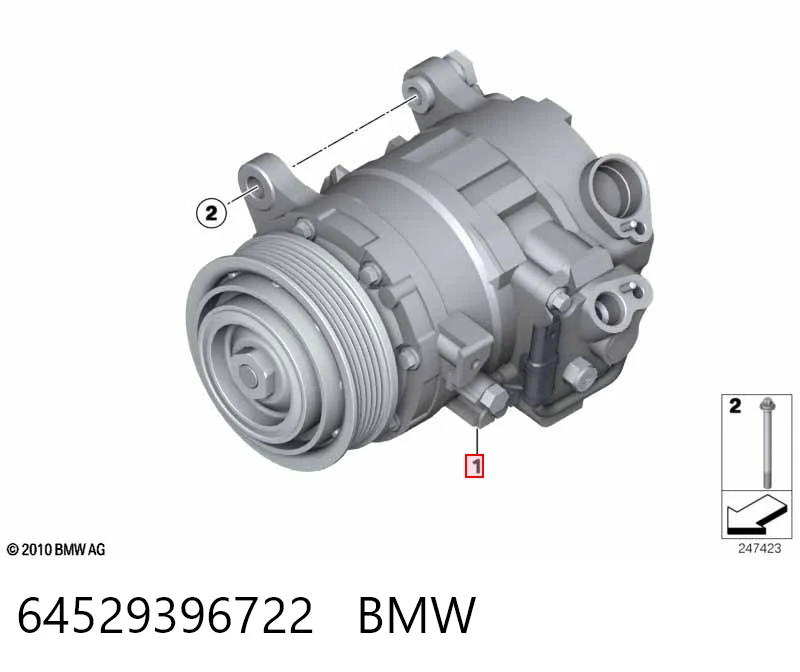 64529396722 BMW Compresor climatizador