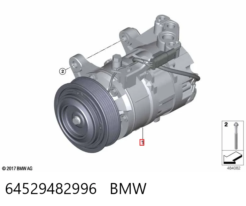 64529482996 BMW Gas refrigerante