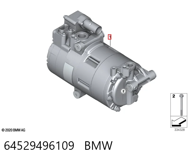 64529496109 BMW Compresor climatizador