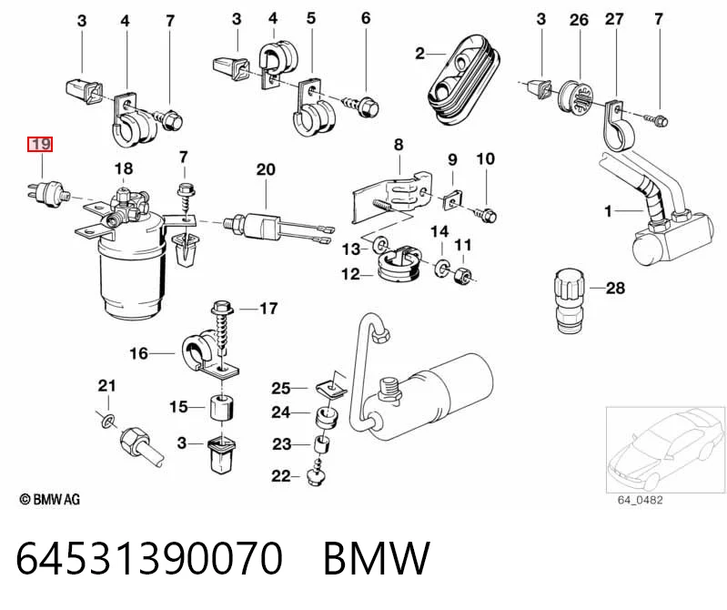 64531390070 BMW