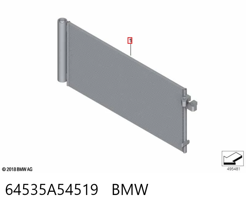 Radiador de aire acondicionado BMW 3  (2018-2026)
