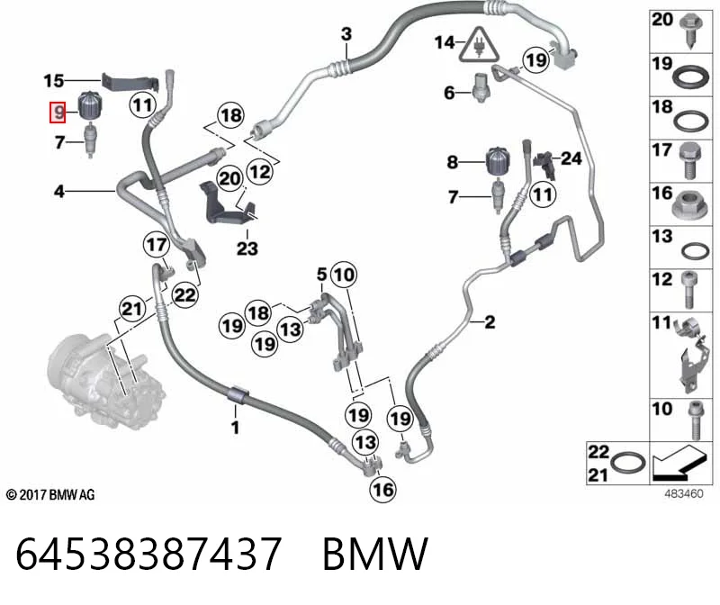 64538387437 BMW