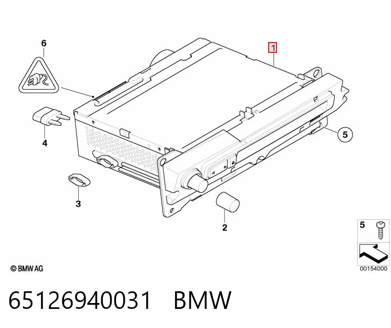 Radio para BMW 5  E61