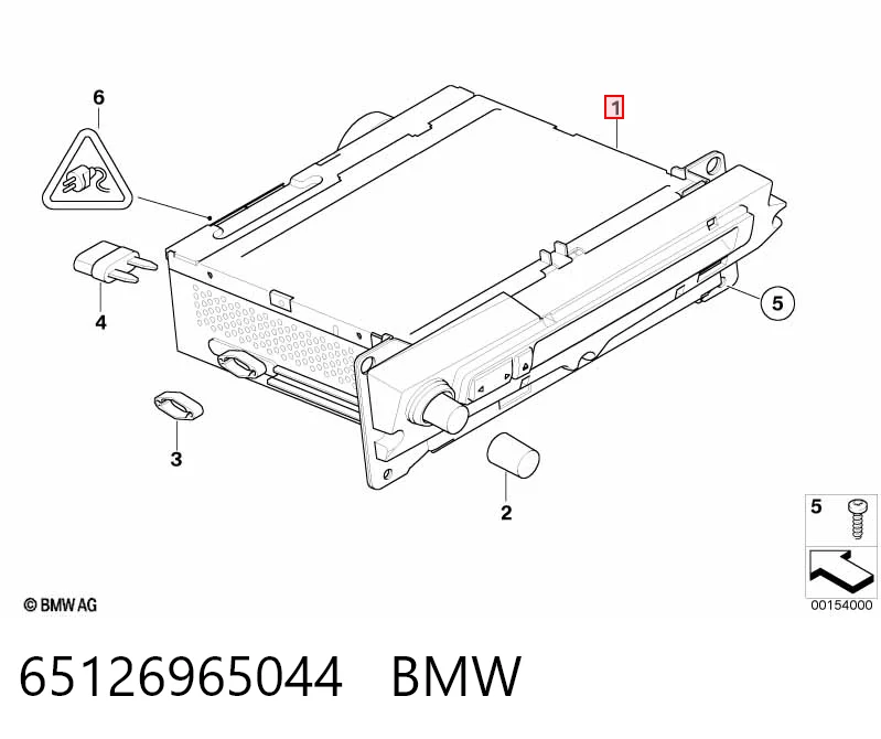 Radio AM/FM BMW 5 