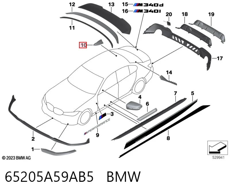 65205A59AB5 BMW