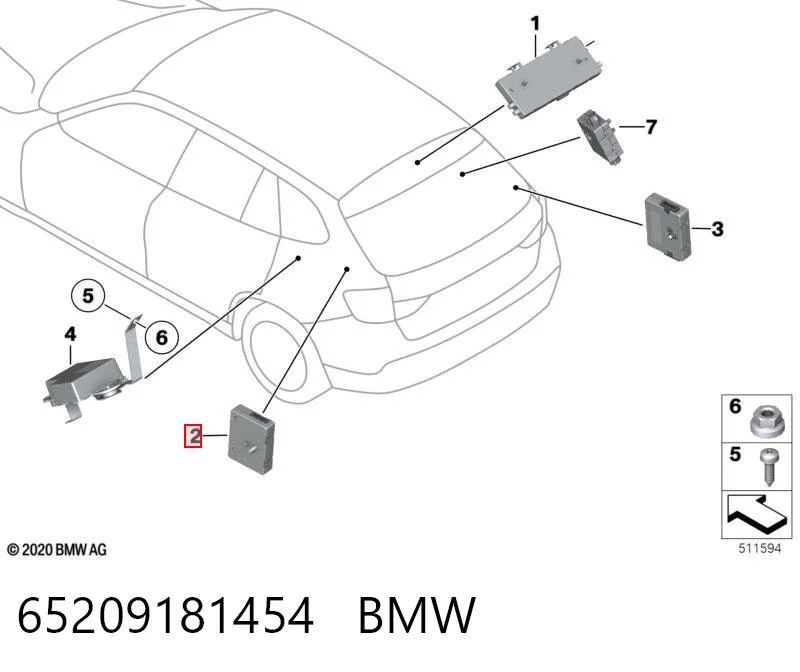 65209181454 BMW
