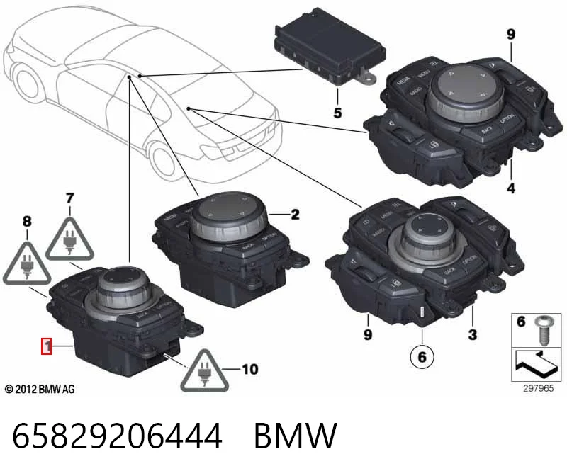 65829206444 BMW Modulo encendido